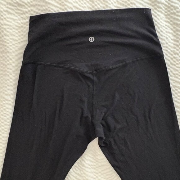 Lululemon Align Pant II Nulu Black High-Rise Yoga 25" Leggings Size 6 - Picture 7 of 9